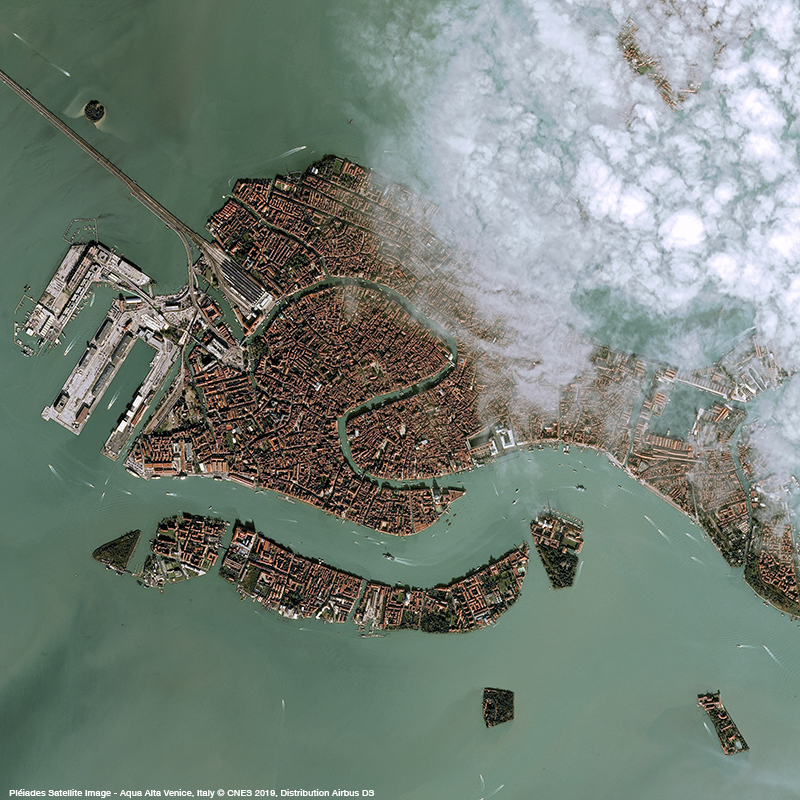Pléiades卫星图像-威尼斯阿尔塔水