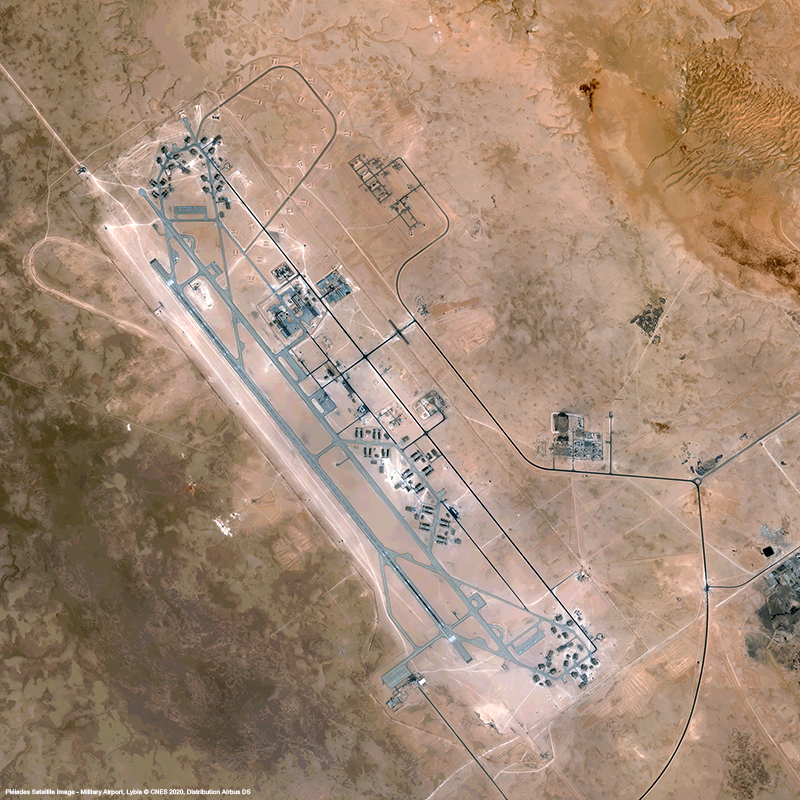 Pléiades利比亚军事机场