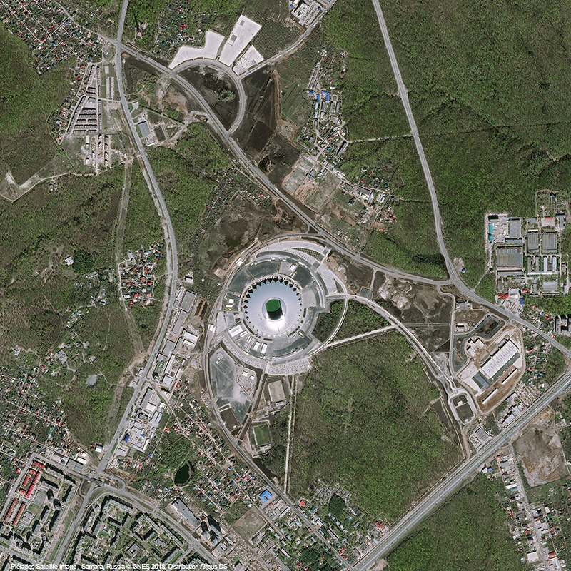 Pléiades卫星图像-宇宙竞技场