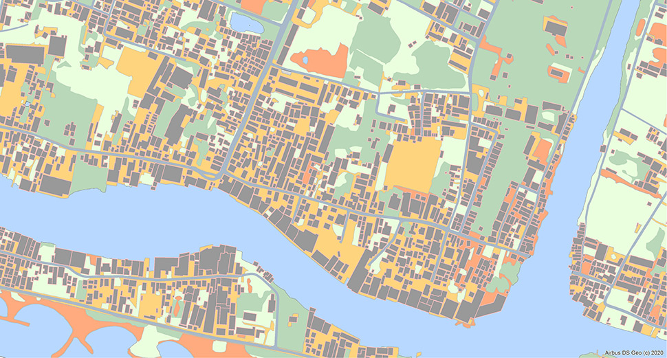 插图2 -来自OneAtlas数据案例研究的优质地理空间数据