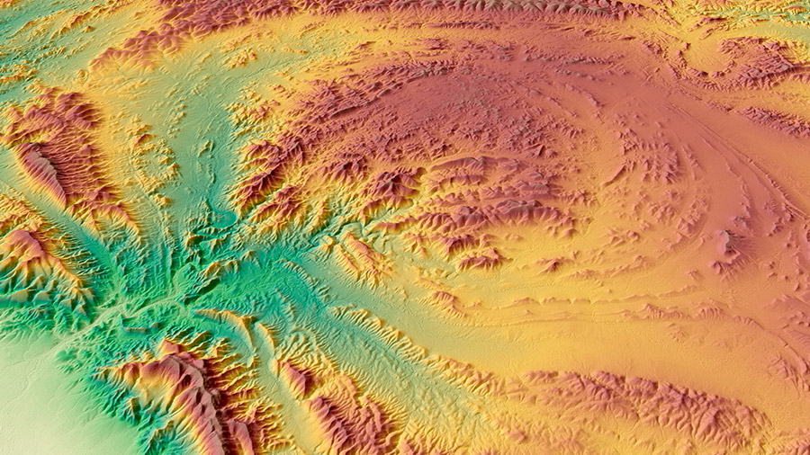 WorldDem™卫星图像 -  Parachilna Gorge，澳大利亚