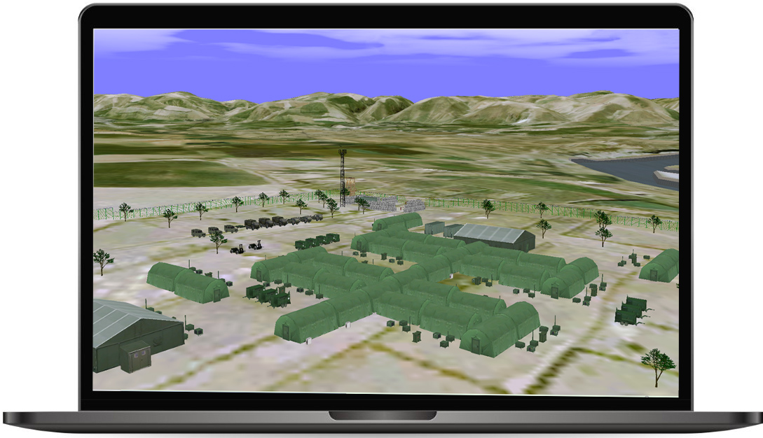 ag万博官网空中客车的规划和探索工具（PET）描绘了3D地理参考设置