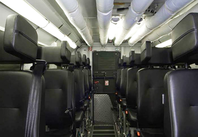 Fortion TransProtec乘客舱内部视图