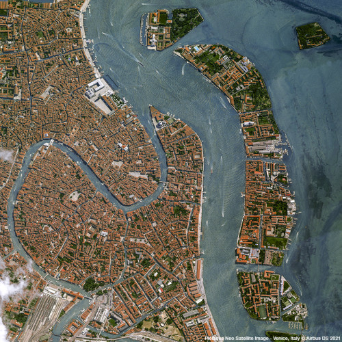 PléiadesNEO卫星图像 - 意大利威尼斯 -  30厘米分辨率
