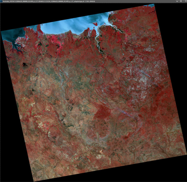 UK-DMC2卫星图像 - 澳大利亚布什火灾