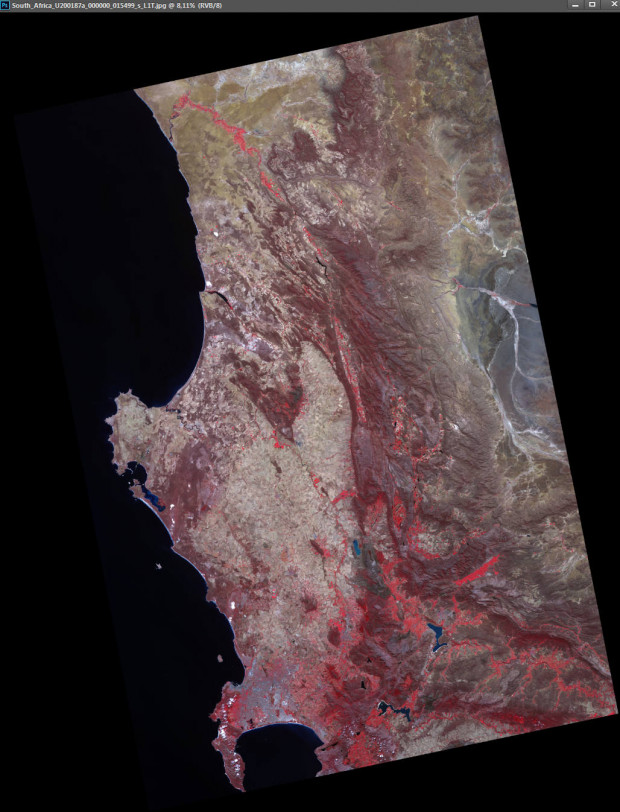 英国- dmc2卫星图像-南非开普敦